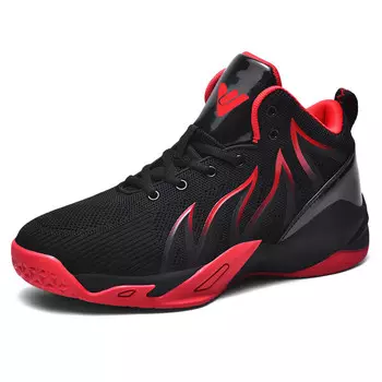 Баскетбольные кроссовки Basketball Shoes Unisex High-Top Yalu, черный/красный