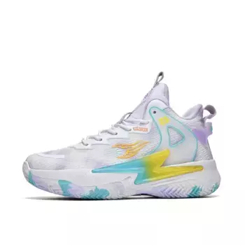 Баскетбольные кроссовки Basketball Shoes Unisex Low-Top Burcome, синий/белый