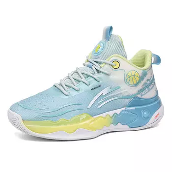 Баскетбольные кроссовки Basketball Shoes Unisex Low-Top Lokwt, белый/синий