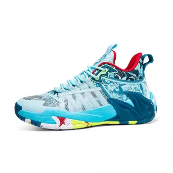 Баскетбольные кроссовки Basketball Shoes Unisex Low-Top Andezhanmusi, черный/красный