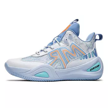 Баскетбольные кроссовки Basketball Shoes Unisex Low-Top Gertop, белый/синий