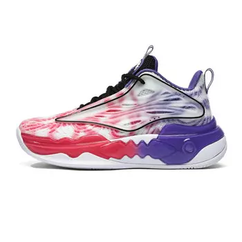 Баскетбольные кроссовки Basketball Shoes Unisex Low-Top Qiutexiong, белый/синий