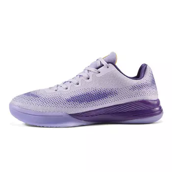 Баскетбольные кроссовки Basketball Shoes Unisex Low-Top Lilac Purple Dark Purple Yellow Iverson