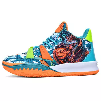 Баскетбольные кроссовки Basketball Shoes Unisex Mid-Top Black-Tailed Deer, белый/фиолетовый