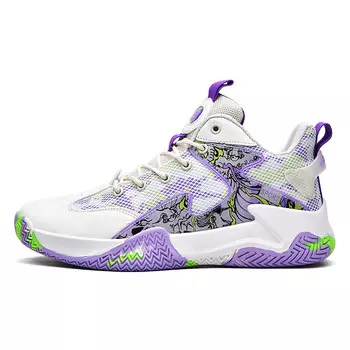 Баскетбольные кроссовки Basketball Shoes Unisex Mid-Top Amicniegd, черный