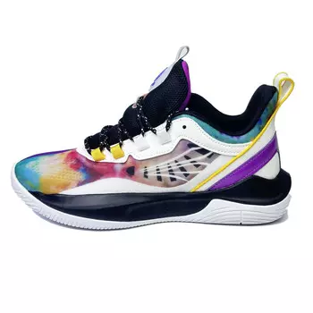 Баскетбольные кроссовки Basketball Shoes Unisex Mid-Top Graffiti Bage, белый