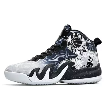 Баскетбольные кроссовки Basketball Shoes Unisex Mid-Top Musnodo, белый/синий