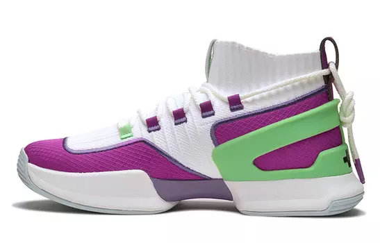 Баскетбольные кроссовки Basketball Shoes Unisex Mid-Top Purple/mint Green/white Eqlz Equalizer
