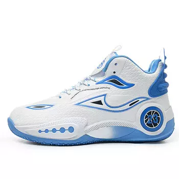 Баскетбольные кроссовки Basketball Shoes Unisex Mid-Top Tomay, белый/фиолетовый