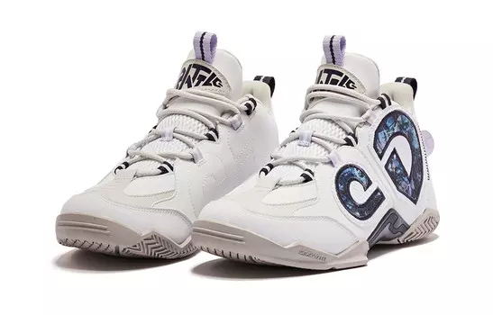 Баскетбольные кроссовки Basketball Shoes Women's Mid-Top White/Black Qiaodan