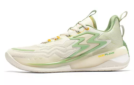 Баскетбольные кроссовки Big3 3.0 Pro Basketball Shoes Men Low-Top Oat Milk/turquoise Green 361°