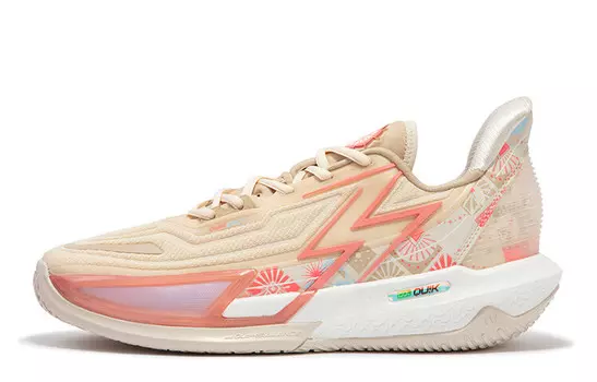 Баскетбольные кроссовки BIG3 4.0 Quick Pro мужские с низким верхом Dune белые/абрикосово-коричневые 361°