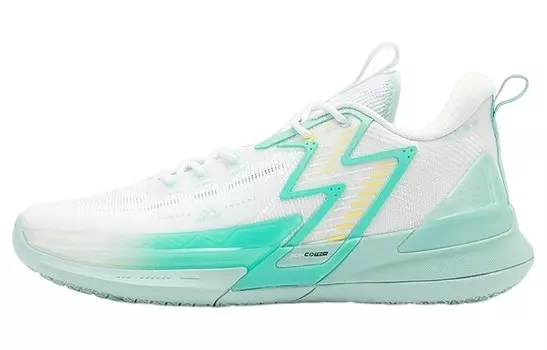 Баскетбольные кроссовки Big3 4.0 SWITCH мужские низкие белые/бирюзовые 361°