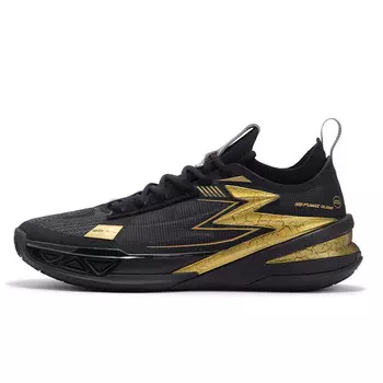 Баскетбольные кроссовки BIG3 5.0 Pro Basketball Shoes Men Low-Top Obsidian Black/Crown Gold 361°