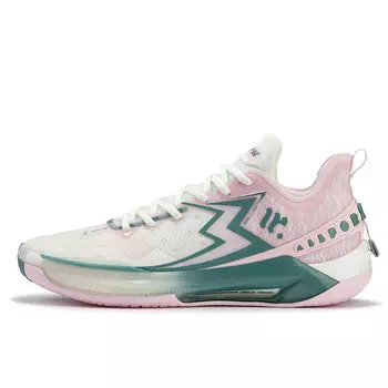 Баскетбольные кроссовки BIG3 5.0 Quick PRO Basketball Shoes Men Low-Top Feather White/Pure White Pink 361°