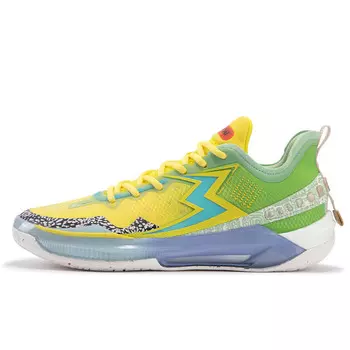 Баскетбольные кроссовки BIG3 5.0 Quick PRO Basketball Shoes Men Low-Top Pomegranate Green/Glacier Blue 361°