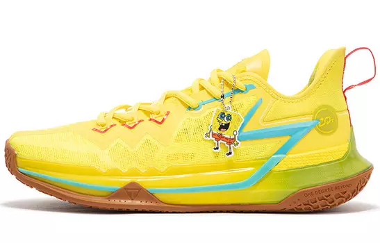 Баскетбольные кроссовки Big 3 Future для мужчин с низким верхом, кисло-желтый/зеленый 361°