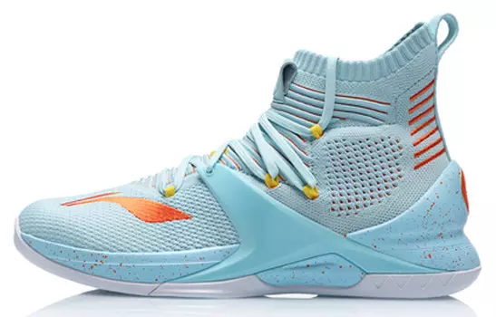 Баскетбольные кроссовки Blockade мужские высокие синие Lining