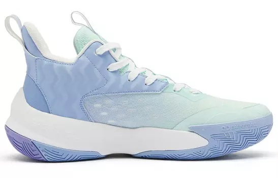 Баскетбольные кроссовки Broken Shadow 5 мужские низкие Star Dai фиолетовые Qiaodan