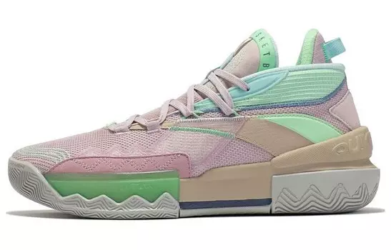 Баскетбольные кроссовки Burning Combat 2.0 мужские, среднего размера, розовые/фиолетовые 361°