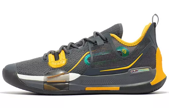 Баскетбольные кроссовки Burning War Basketball Shoes Men Low-Top Yellow 361°