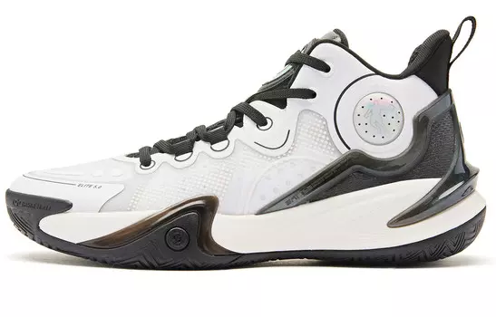 Баскетбольные кроссовки Busters 5ELITE мужские низкие черные/белые Qiaodan