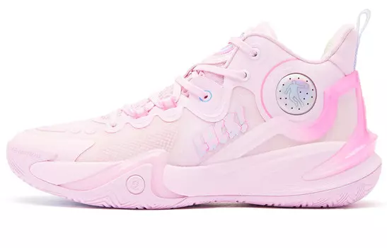 Баскетбольные кроссовки Busters 5ELITE мужские низкие розовые Qiaodan