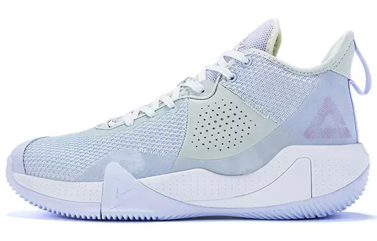 Баскетбольные кроссовки Cavalry 3 мужские, среднего размера, синие/белые/зеленые Peak