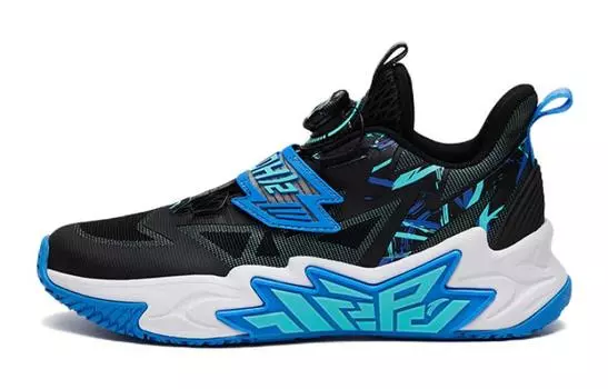 Баскетбольные кроссовки Cement Busters Kids GS Low-top Black Blue Green Anta Kids