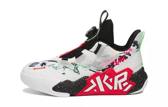 Баскетбольные кроссовки Cement Busters Kids GS Mid-top белые/красные Anta Kids