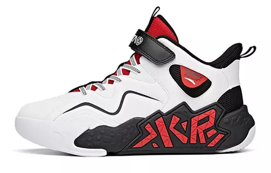 Баскетбольные кроссовки Cement Busters Kids GS Mid-top белые/черные/красные Anta Kids