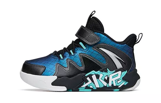 Баскетбольные кроссовки Cement Busters Kids PS Mid-top Black/Green Anta Kids