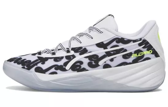 Баскетбольные кроссовки Chis Brickley X Puma All-Pro Nitro "Love Yourself", белый/черный