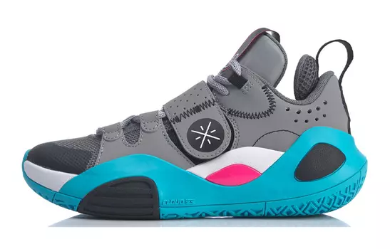 Баскетбольные кроссовки Citywide 8 Youth Edition для детей GS Low-top Rock Grey/White/Blue Lining