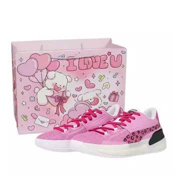 Баскетбольные кроссовки Clyde Hardwood Basketball Shoes Unisex Low-Top Pink Puma, цвет Fuchsia