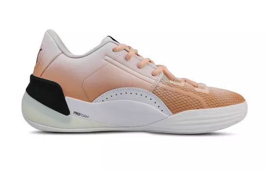 Баскетбольные кроссовки Clyde Hardwood мужские с низким верхом, черные/оранжевые Puma