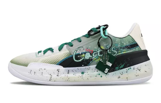 Баскетбольные кроссовки Clyde Hardwood мужские с низким верхом белого цвета Puma