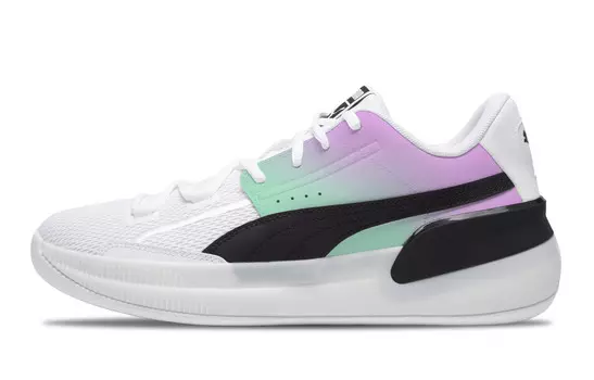 Баскетбольные кроссовки Clyde Hardwood Team Basketball Shoes Men Low-Top White Puma
