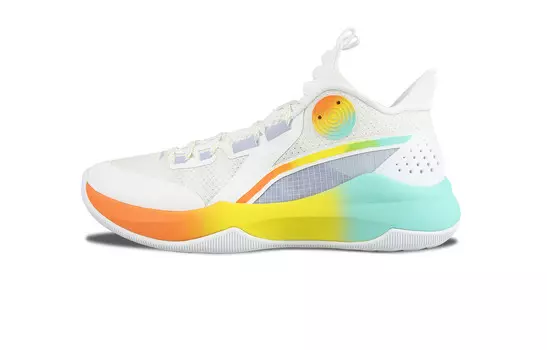 Баскетбольные кроссовки Combat Low для мужчин с низким верхом, желтые/зеленые/черные/голубые Lining