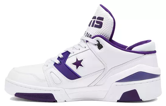 Кроссовки Converse ERX Vintage Basketball Unisex, белый/фиолетовый