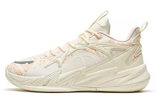 Баскетбольные кроссовки Counterattack 1st Generation-V2 для мужчин с низким верхом, светло-коричневый/кокосовый/темно-рыжий/оранжевый Xtep