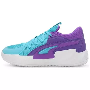 Баскетбольные кроссовки Court Rider 1.0 Basketball Shoes Men Low-top Purple Puma