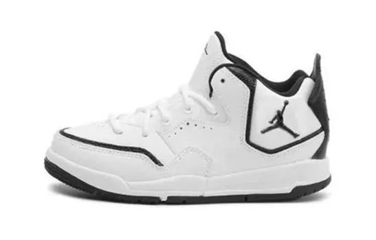Баскетбольные кроссовки Courtside 23 для детей PS Mid-top черные/белые Jordan, черный/белый