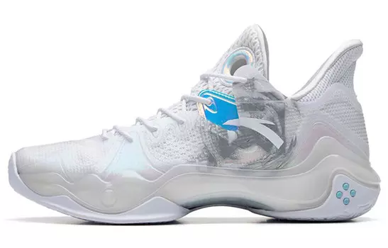 Баскетбольные кроссовки Craze 4 мужские с низким верхом белого цвета Anta