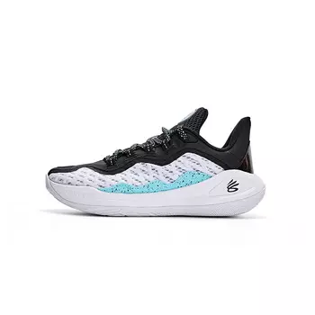 Баскетбольные кроссовки Curry 11 Kids GS Low-top Under Armour, черный/белый