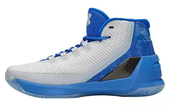Баскетбольные кроссовки Curry 3 мужские, среднего размера, белые/синие Under Armour