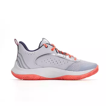 Баскетбольные кроссовки Curry 9 Kids, низкие детские Under Armour, серый
