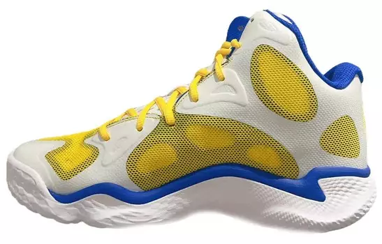 Баскетбольные кроссовки Curry Spawn FloTro мужские, среднего размера, желтые Under Armour