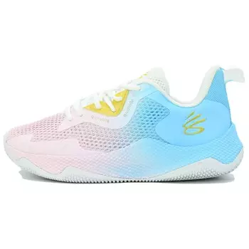 Баскетбольные кроссовки Curry Splash 3 Basketball Shoes Men Low-Top Pink/Blue Under Armour