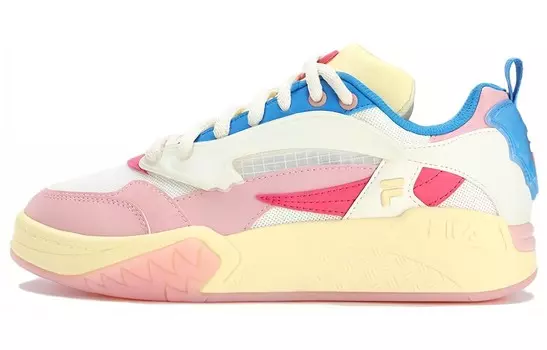 Баскетбольные кроссовки DESPERADO Fugitive Vintage женские с низким верхом, белые/пудровые Fila Fusion